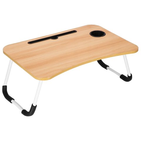 STOLIK POD LAPTOPA SKŁADANY DO ŁÓŻKA PODSTAWKA KOMPUTER MOBILNY ŚNIADANIOWY