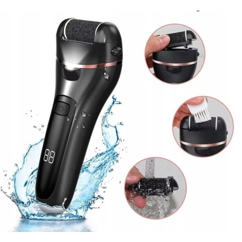 ZESTAW ELEKTRYCZNY PILNIK DO STÓP PIĘT BEZPRZEWODOWY FREZARKA + AKCESORIA, Waga produktu z opakowaniem jednostkowym 0.4 kg
