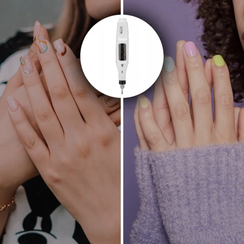 FREZARKA DO PAZNOKCI MANICURE PEDICURE DO USUWANIA HYBRYD ŻELU + FREZY, Kierunek obrotu lewo