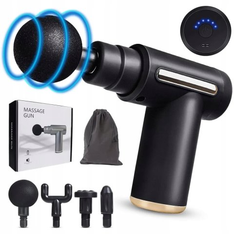 PISTOLET DO MASAŻU MASAŻER DO PLECÓW STÓP KARKU CIAŁA SZYJI massage gun