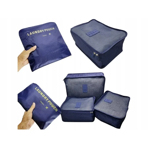 ORGANIZERY PODRÓŻNE DO WALIZKI SIATKI NA PRANIE X6 TURYSTYCZNE NA UBRANIA, Rodzaj organizer