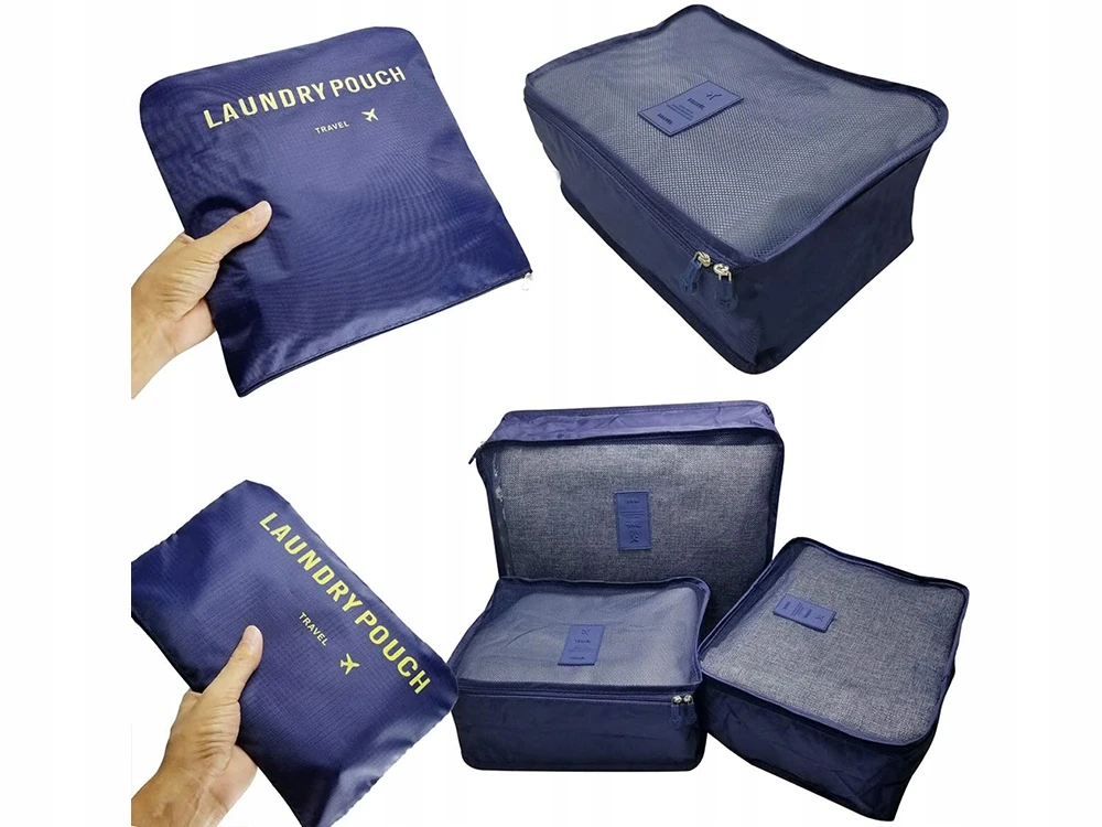 ORGANIZERY PODRÓŻNE DO WALIZKI SIATKI NA PRANIE X6 TURYSTYCZNE NA UBRANIA, Rodzaj organizer