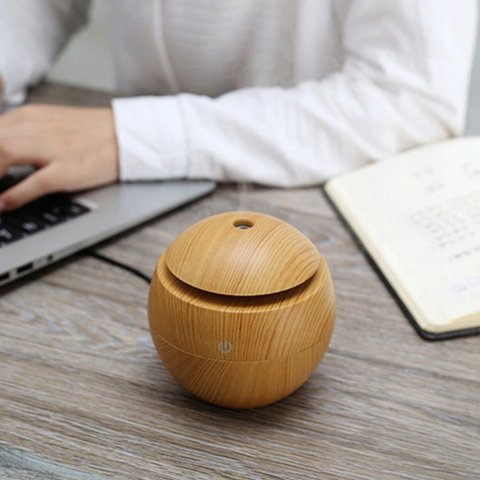 NAWILŻACZ POWIETRZA DYFUZOR ZAPACHOWY AROMATERAPIA, Pojemność zbiornika 0.13 l