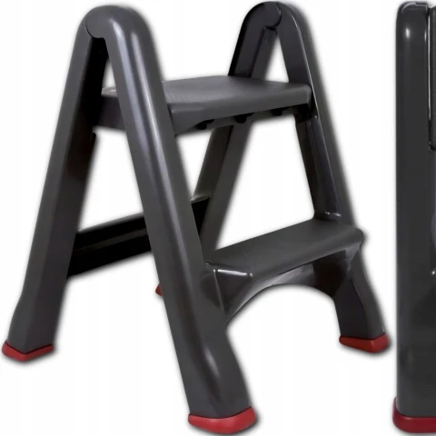 SKŁADANA DRABINKA TABOREK ANTYPOŚLIZGOWY DO 150kg STOŁEK PODEST