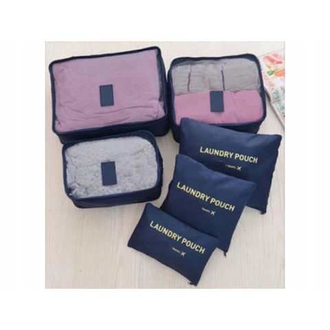 ORGANIZERY PODRÓŻNE DO WALIZKI SIATKI NA PRANIE X6 TURYSTYCZNE NA UBRANIA, Waga 0.2 g