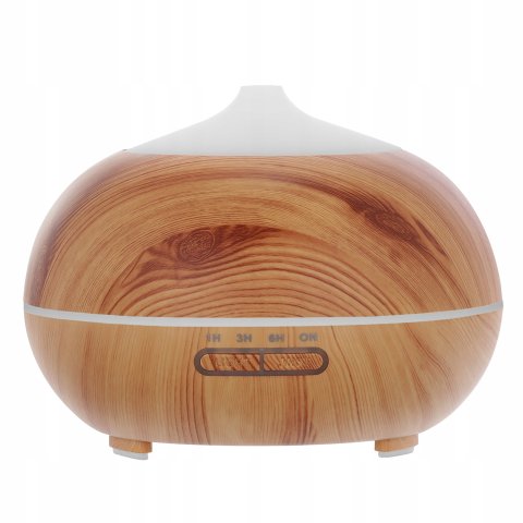Nawilżacz Powietrza Aromaterapia Dyfuzor Zapachowy Jonizator Lampka + Pilot, Szerokość produktu 16.7 cm