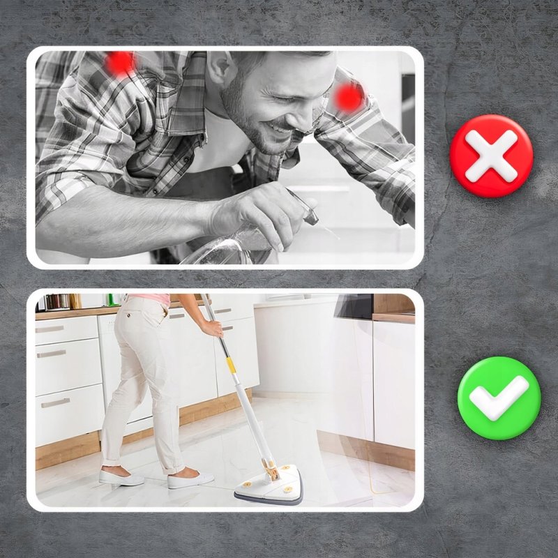 Ale Hity | MOP obrotowy ROTACYJNY 360 SPIN AUTOMATYCZNY WYCISKACZ 1,3m + 3x NAKŁADKI