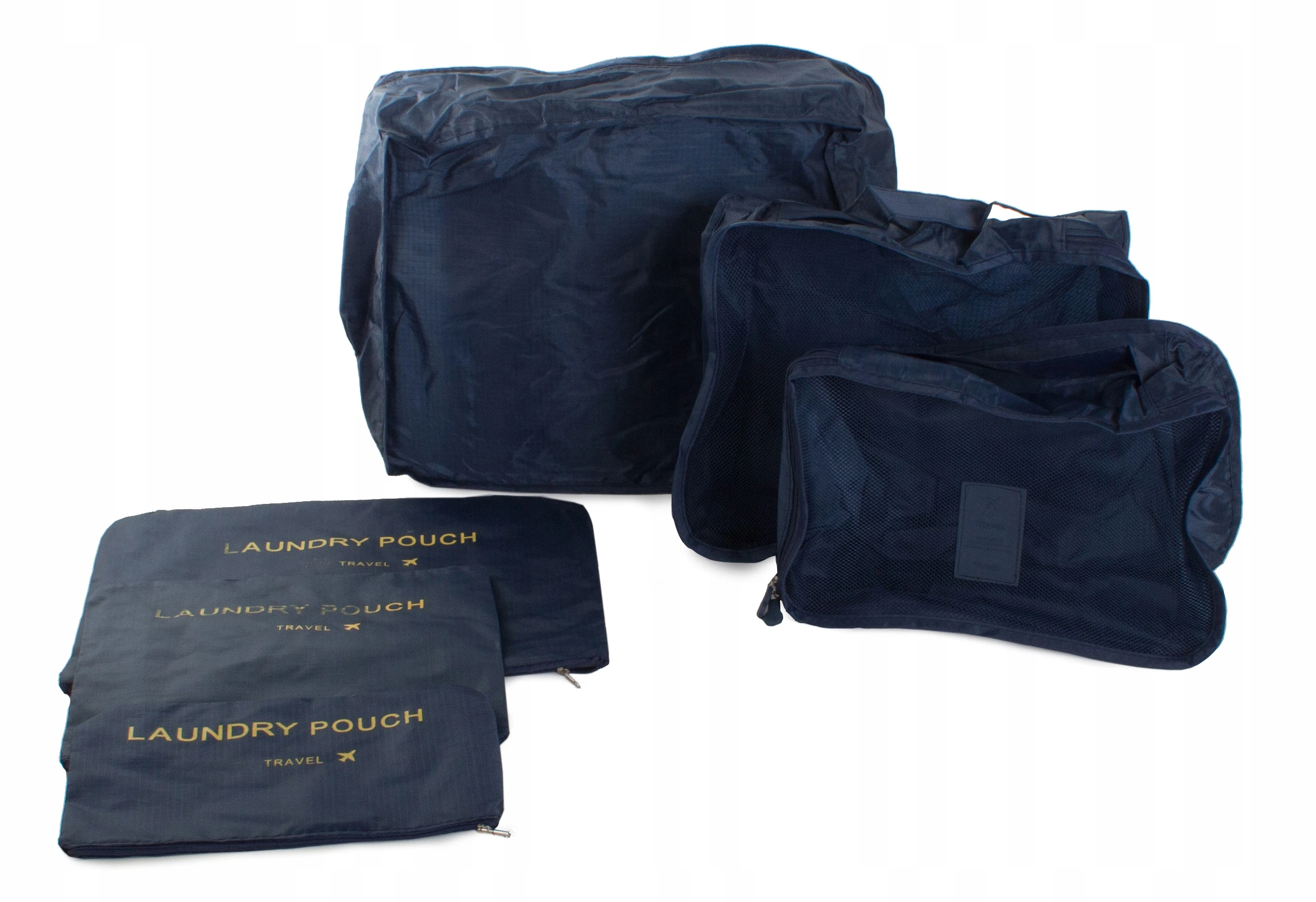 ORGANIZERY PODRÓŻNE DO WALIZKI SIATKI NA PRANIE X6 TURYSTYCZNE NA UBRANIA, Stan opakowania oryginalne