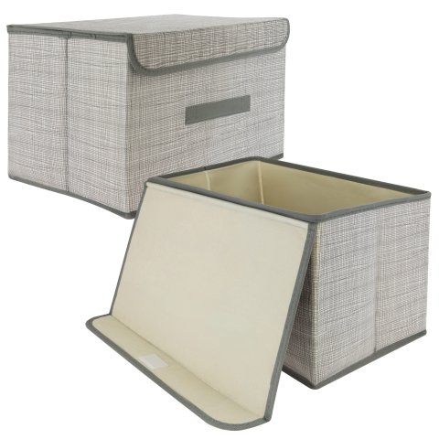 Ale Hity | PUDEŁKO ORGANIZER SKŁADANY NA UBRANIA ZABAWKI DROBIAZGI 40x25x25 CM