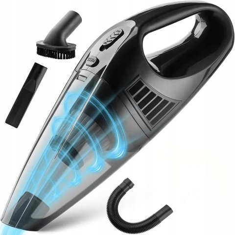 ODKURZACZ BEZPRZEWODOWY BEZWORKOWY DO SAMOCHODU MOCNY USB 120W RĘCZNY USB, Napięcie akumulatora 7.4 V