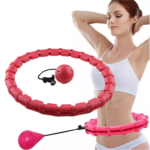 Ale Hity | HULA HOP ODCHUDZAJĄCE Z OBCIĄŻENIEM WYPUSTKI MASAŻER METALOWE ŁOŻYSKA SMART