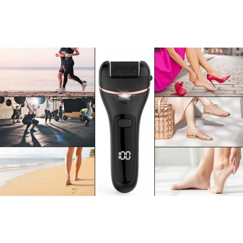 Ale Hity | ZESTAW ELEKTRYCZNY PILNIK DO STÓP PIĘT BEZPRZEWODOWY FREZARKA + AKCESORIA