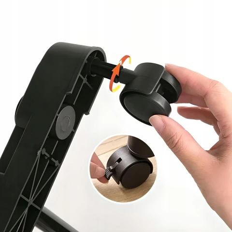 Ale Hity | WIESZAK PODWÓJNY STOJĄCY NA KÓŁKACH UBRANIA STOJAK DO GARDEROBY METALOWY XL