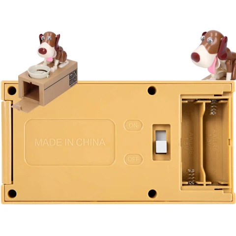 SKARBONKA PIESEK INTERAKTYWNA SEJF AUTOMATYCZNA DUŻA ZJADA MONETY, Stan opakowania oryginalne