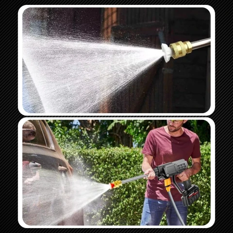 MYJKA CIŚNIENIOWA AKUMULATOROWA ZESTAW DO MYCIA OKIEN KOSTKI ELEWACJI, Model MYJKA CIŚNIENIOWA AKUMULATOROWA