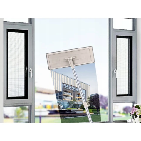 MOP PŁASKI Z WYCISKACZEM DO PODŁOGI + DWUKOMOROWE WIADRO + 2 WKŁADY CHŁONNE, Waga produktu z opakowaniem jednostkowym 1 kg