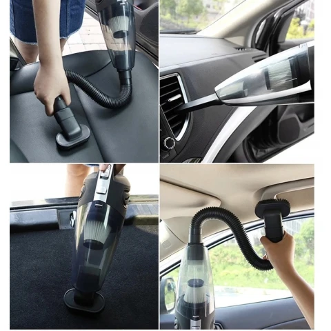 Mocny Odkurzacz Samochodowy Ręczny 120W Mocny Filtr Bezworkowy + Kabel 5m, Zasilanie gniazdo zapalniczki samochodowej