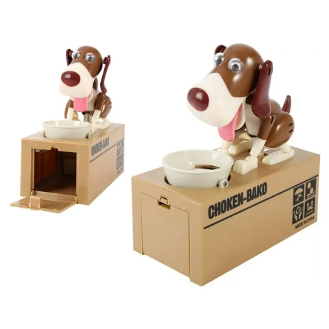 SKARBONKA PIESEK INTERAKTYWNA SEJF AUTOMATYCZNA DUŻA ZJADA MONETY, Płeć chłopcy | dziewczynki