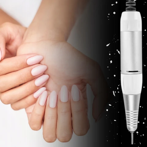 Ale Hity | FREZARKA DO PAZNOKCI MANICURE PEDICURE MOCNA 65W ZESTAW FREZY CERAMICZNE