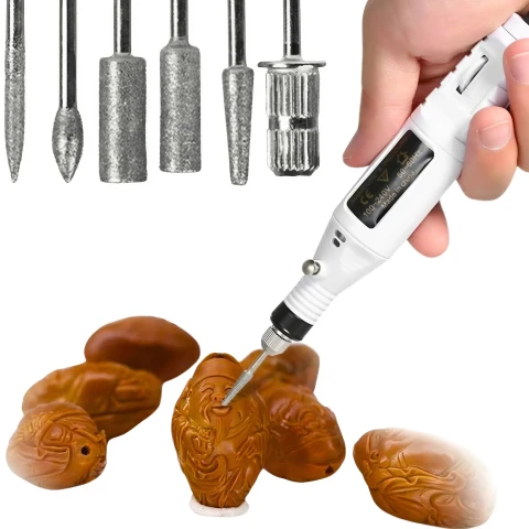 FREZARKA DO PAZNOKCI MANICURE PEDICURE DO USUWANIA HYBRYD ŻELU + FREZY, Zasilanie sieciowe