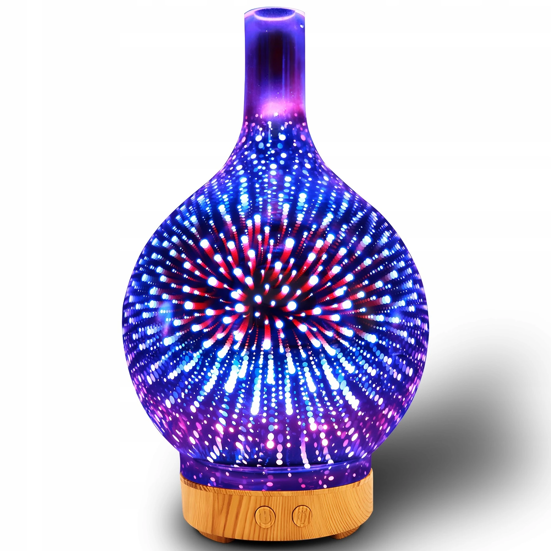 NAWILŻACZ POWIETRZA DYFUZOR ZAPACHOWY AROMATERAPIA JONIZATOR LAMPKA NOCNA, Waga produktu z opakowaniem jednostkowym 0.664 kg