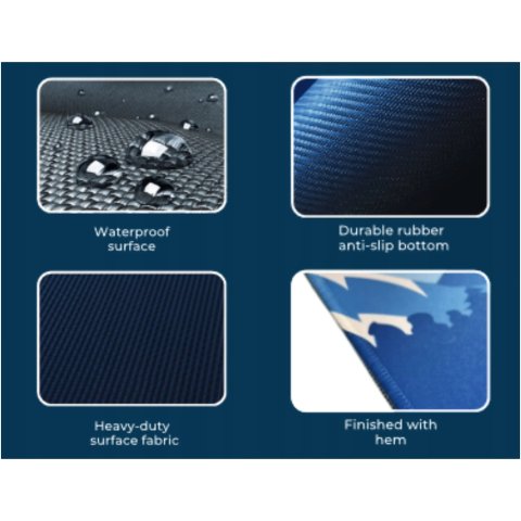 DUŻA PODKŁADKA POD MYSZKĘ 80x40 NA BIURKO LAS NATURA GAMINGOWA NA PREZENT