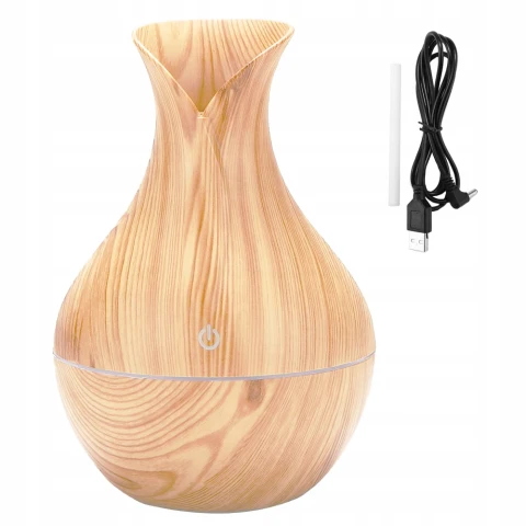 NAWILŻACZ POWIETRZA DYFUZOR ZAPACHOWY AROMATERAPIA PODŚWIETLENIE RGB USB