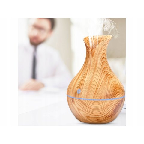 NAWILŻACZ POWIETRZA DYFUZOR ZAPACHOWY AROMATERAPIA PODŚWIETLENIE RGB USB, Czas działania 6 h