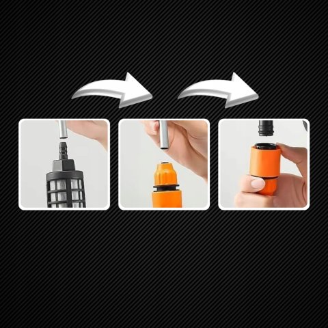 MYJKA CIŚNIENIOWA AKUMULATOROWA ZESTAW DO MYCIA OKIEN KOSTKI ELEWACJI, Wydajność powierzchniowa 15 m²/h