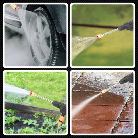 MYJKA CIŚNIENIOWA AKUMULATOROWA ZESTAW DO MYCIA OKIEN KOSTKI ELEWACJI, Napięcie zasilania 48 V