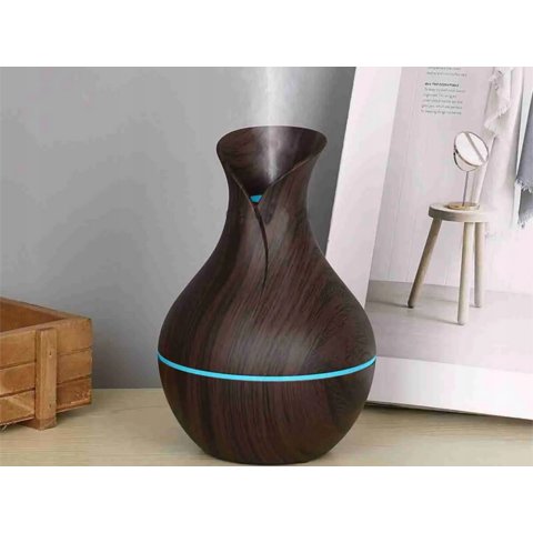 NAWILŻACZ POWIETRZA DYFUZOR ZAPACHOWY AROMATERAPIA PODŚWIETLENIE RGB USB, Szerokość produktu 10 cm