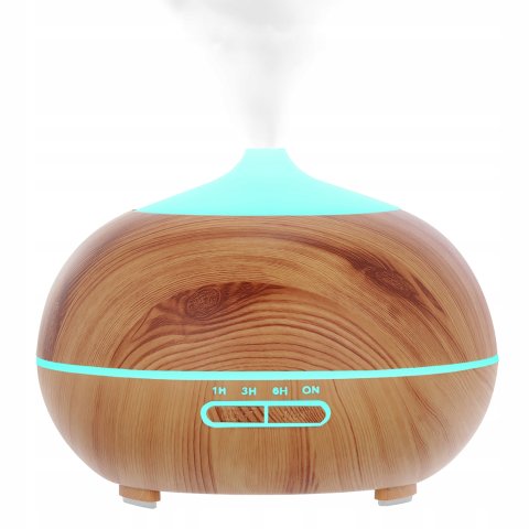 Nawilżacz Powietrza Aromaterapia Dyfuzor Zapachowy Jonizator Lampka + Pilot, Pojemność zbiornika 0.4 l