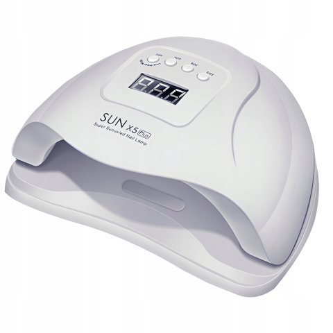 LAMPA UV LED DO PAZNOKCI 80W HYBRYDY ŻELE DUAL, Kolor dominujący biały