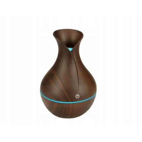 NAWILŻACZ POWIETRZA DYFUZOR ZAPACHOWY AROMATERAPIA PODŚWIETLENIE RGB USB, Wysokość produktu 15 cm