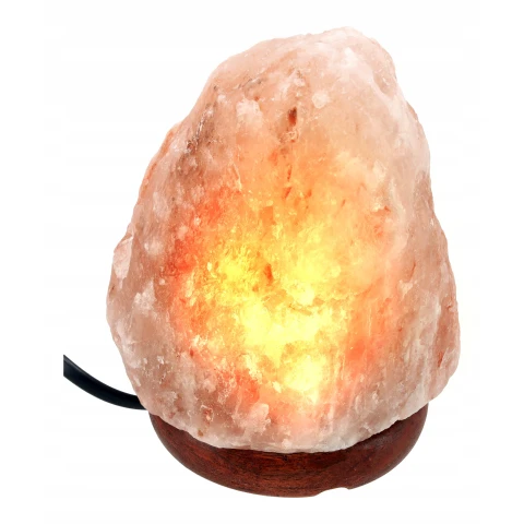 Lampa Solna 2-3kg Jonizator Sól Himalajska Nocna Do Biura Gotowy Zestaw, Długość/wysokość 25 cm