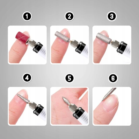 FREZARKA DO PAZNOKCI MANICURE PEDICURE DO USUWANIA HYBRYD ŻELU + FREZY, Moment obrotowy 0 Nm