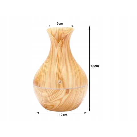 NAWILŻACZ POWIETRZA DYFUZOR ZAPACHOWY AROMATERAPIA PODŚWIETLENIE RGB USB, Filtry nawilżający