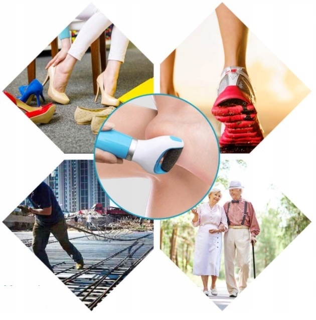 ELEKTRYCZNY PILNIK FREZARKA DO STÓP PIĘT TARKA PEDICURE PILARKA, Materiał uchwytu plastik