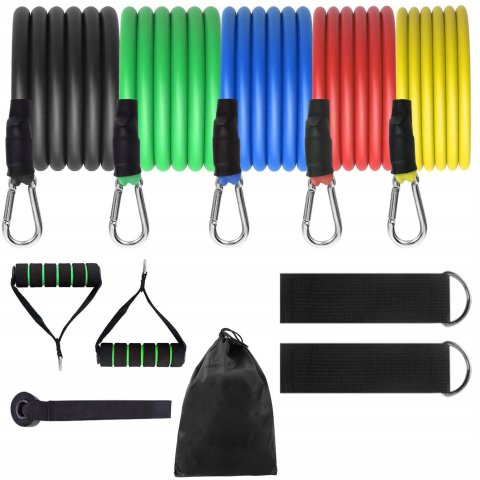 GUMY DO ĆWICZEŃ ZESTAW 5 GUM OPOROWYCH EKSPANDER, Rodzaj guma