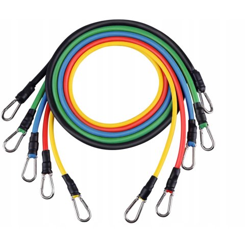 GUMY DO ĆWICZEŃ ZESTAW 5 GUM OPOROWYCH EKSPANDER, Grubość 5 mm