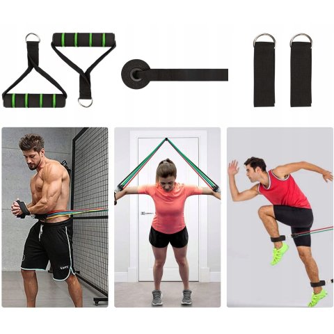 GUMY DO ĆWICZEŃ ZESTAW 5 GUM OPOROWYCH EKSPANDER, Liczba sztuk w zestawie 5