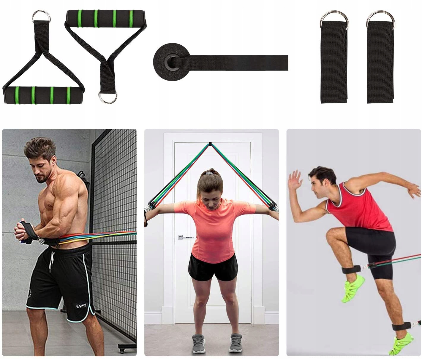 GUMY DO ĆWICZEŃ ZESTAW 5 GUM OPOROWYCH EKSPANDER, Liczba sztuk w zestawie 5