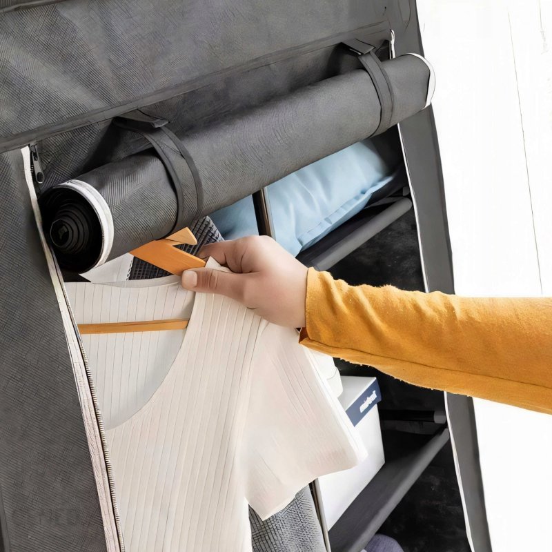 MATERIAŁOWA SZAFA TEKSTYLNA SKŁADANA GARDEROBA ORGANIZER NA UBRANIA XXL, Rodzaj mebla szafa
