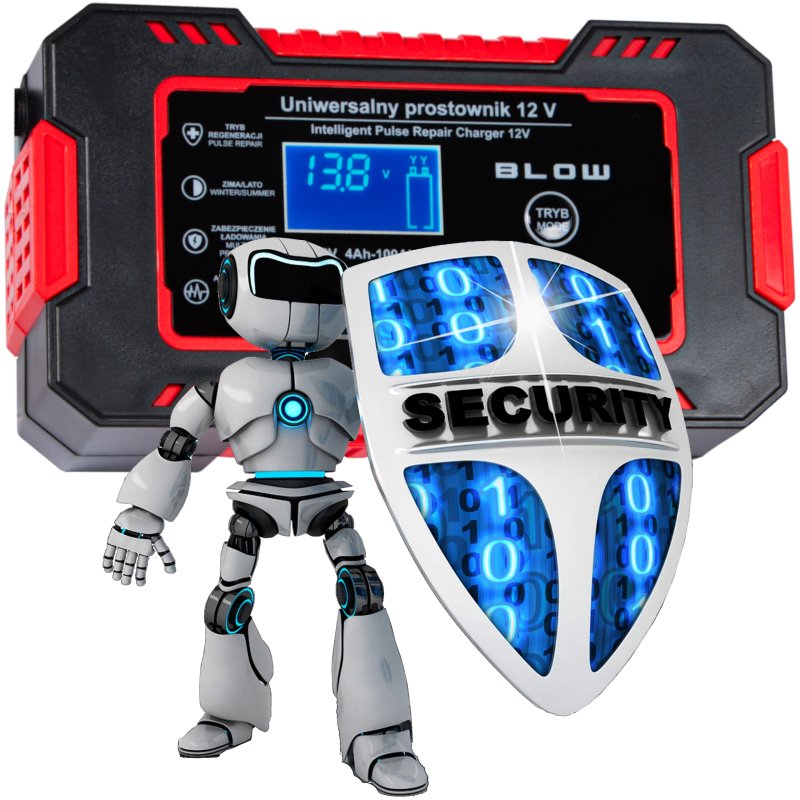 AUTOMATYCZNY INTELIGENTNY PROSTOWNIK ŁADOWARKA AKUMULATORA LCD 12V 6A Indeks katalogowy: 58-682#