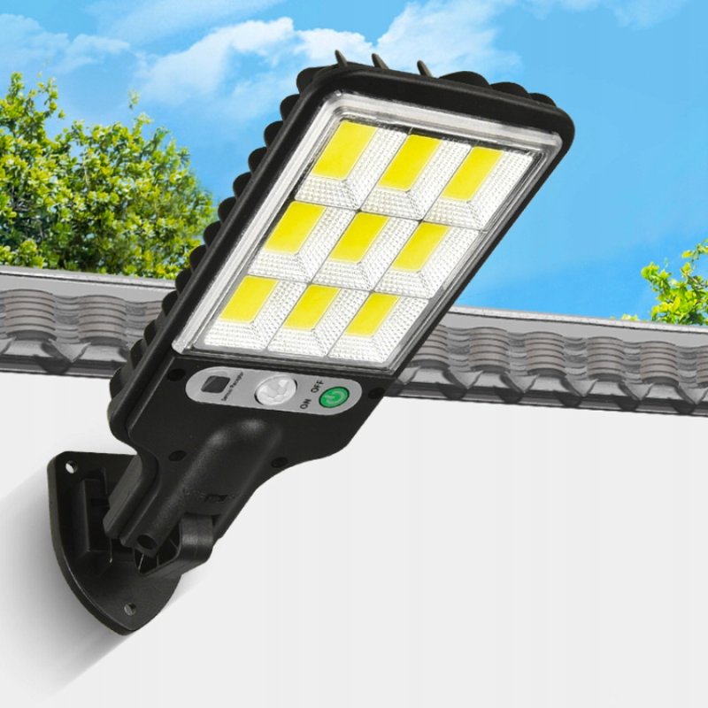 MOCNA LAMPA SOLARNA LED COB ULICZNA CZUJNIK RUCHU ZMIERZCHU Z PILOTEM, Klasa efektywności energetycznej A