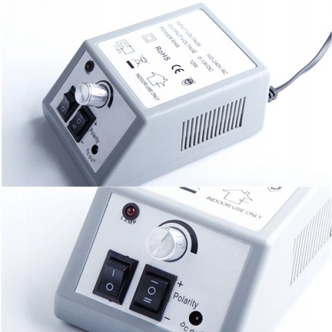FREZARKA DO PAZNOKCI MANICURE PEDICURE ELEKTRYCZNA MOCNA 30W +ZESTAW FREZÓW, Waga produktu z opakowaniem jednostkowym 1.5 kg