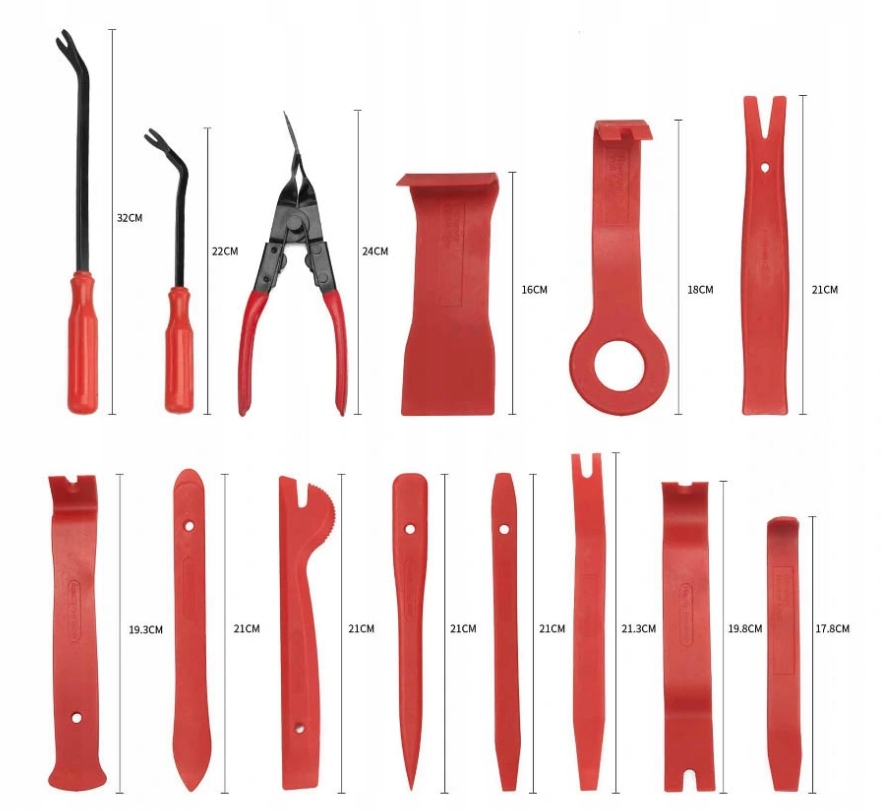 Ale Hity: ŁYŻKI DŹWIGNIE DO TAPICERKI RADIA 19szt S10272