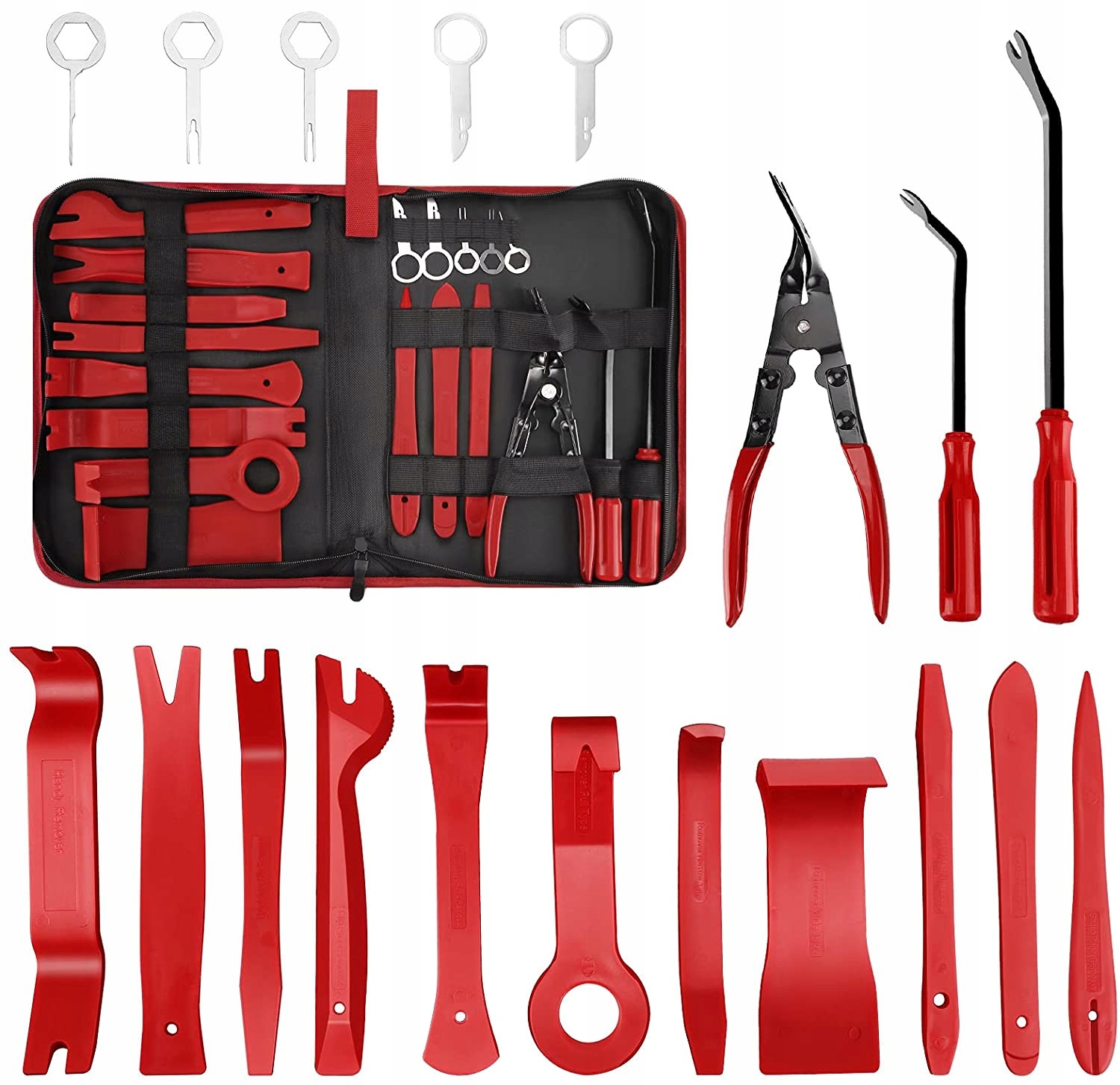 ŁYŻKI DŹWIGNIE DO TAPICERKI RADIA 19szt S10272