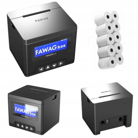 DRUKARKA FISKALNA POSNET FAWAG BOX 57MM ROLKI ZGLOSZENIE FISKAL