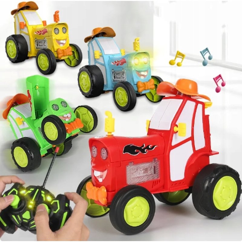 Traktor ciągnik auto RC zdalnie sterowany skaczący Wiek dziecka: 3 lata +